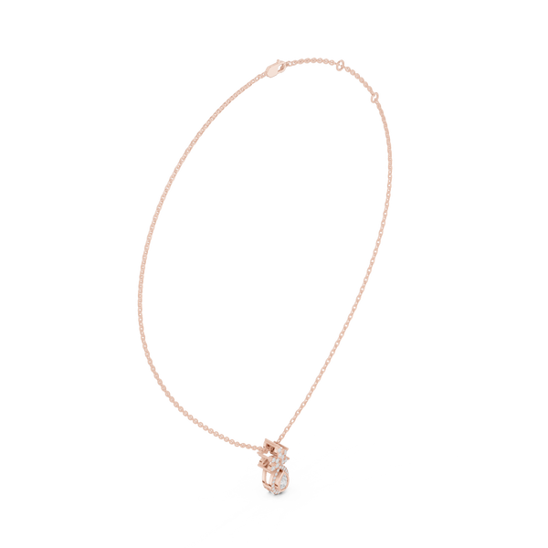 Urban Luxe Lab Grown Diamond Cluster Pendant