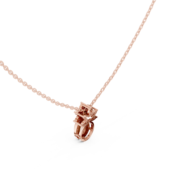 Urban Luxe Lab Grown Diamond Cluster Pendant