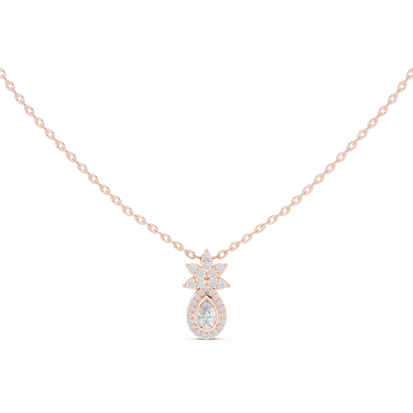 Urban Luxe Lab Grown Diamond Cluster Pendant