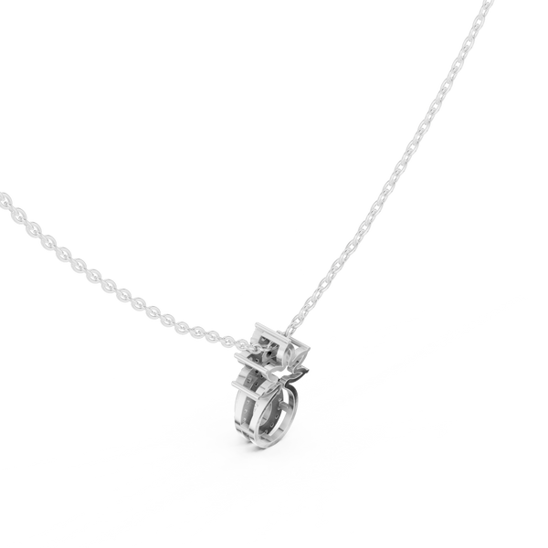 Urban Luxe Lab Grown Diamond Cluster Pendant