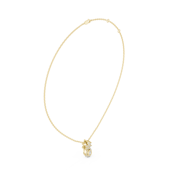 Urban Luxe Lab Grown Diamond Cluster Pendant