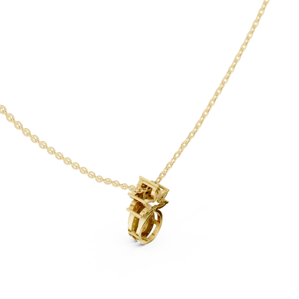 Urban Luxe Lab Grown Diamond Cluster Pendant