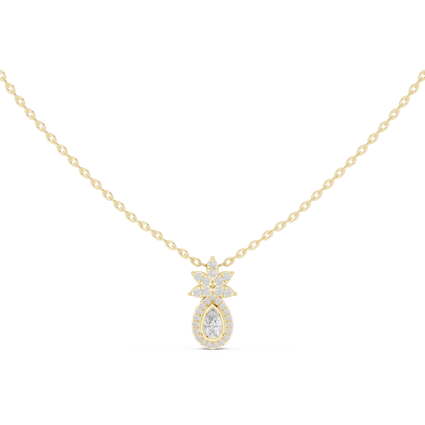 Urban Luxe Lab Grown Diamond Cluster Pendant
