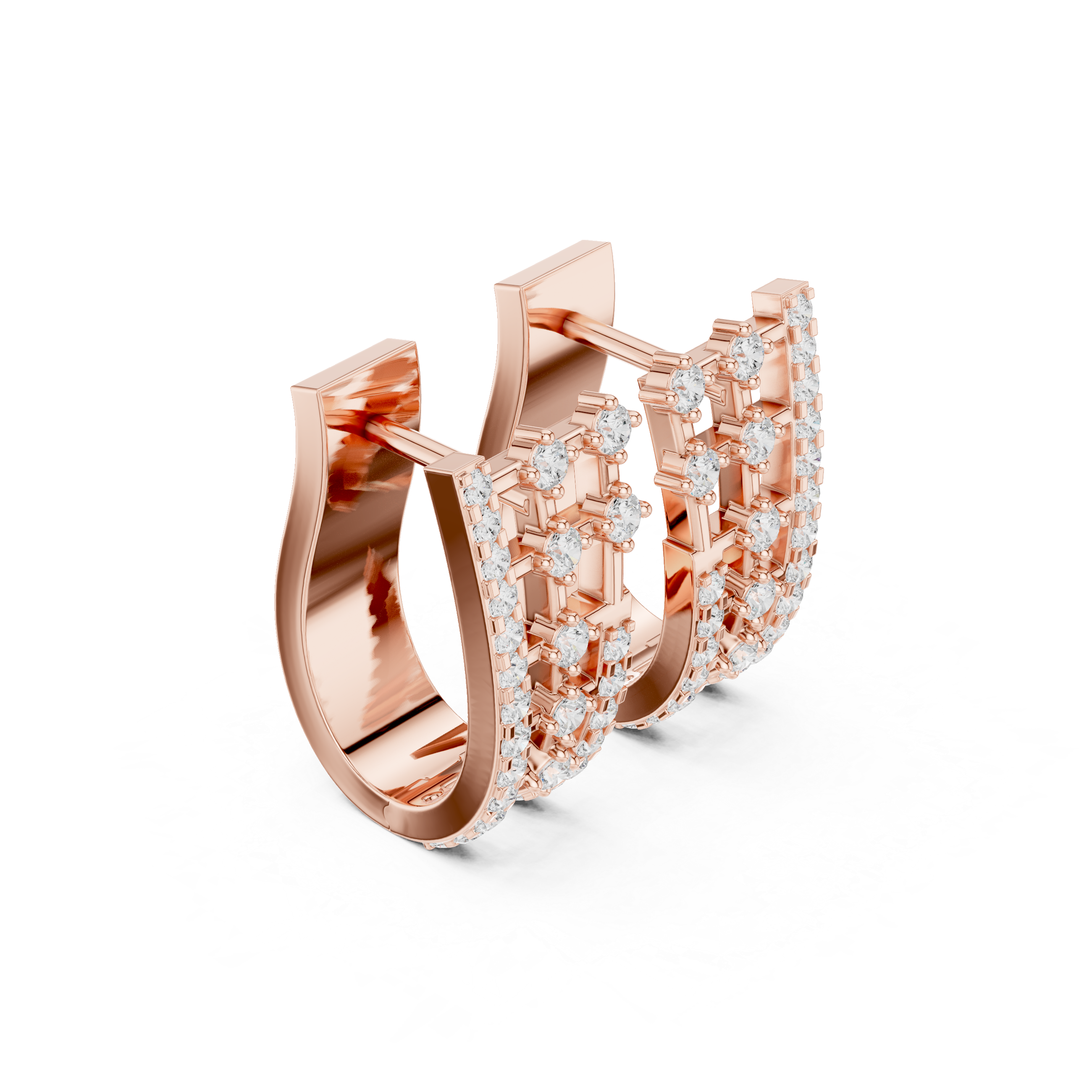 Ideal Pair lab grown diamond earring design