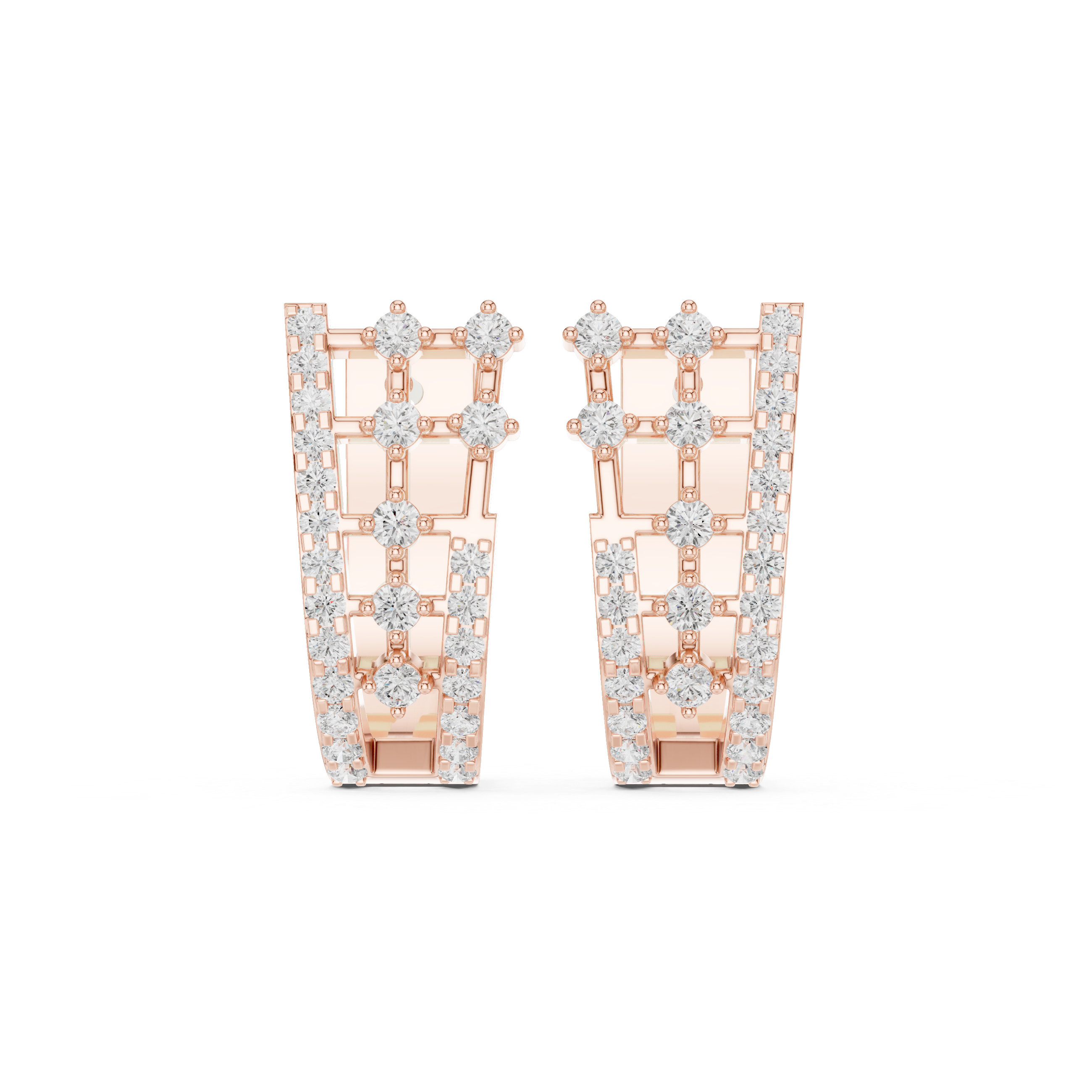 Cosmo Flare Lab Grown Diamond Earrings Drops