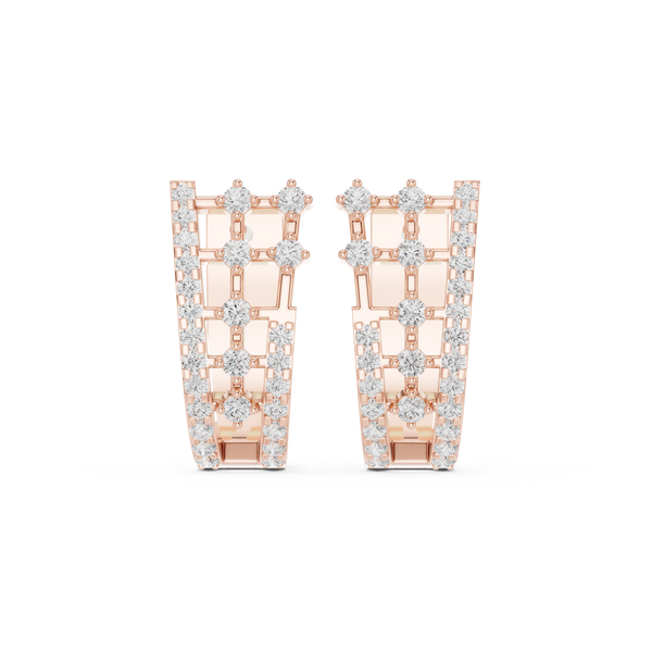 Cosmo Flare Lab Grown Diamond Earrings Drops