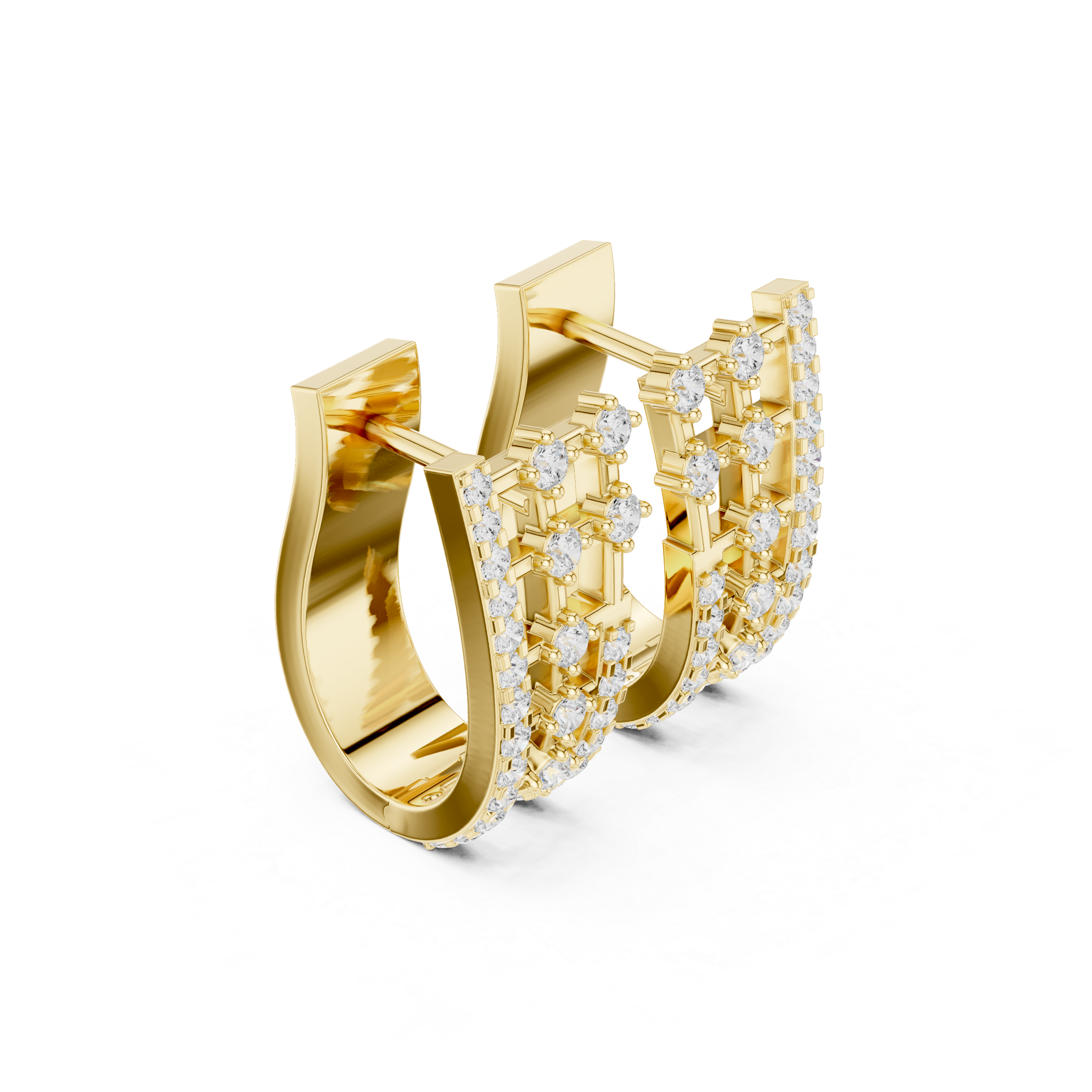 Ideal Pair lab grown diamond earring design