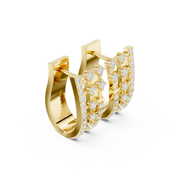 Cosmo Flare Lab Grown Diamond Earrings Drops