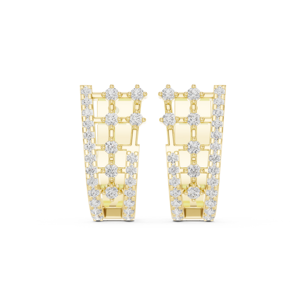 Ideal Pair lab grown diamond earring design