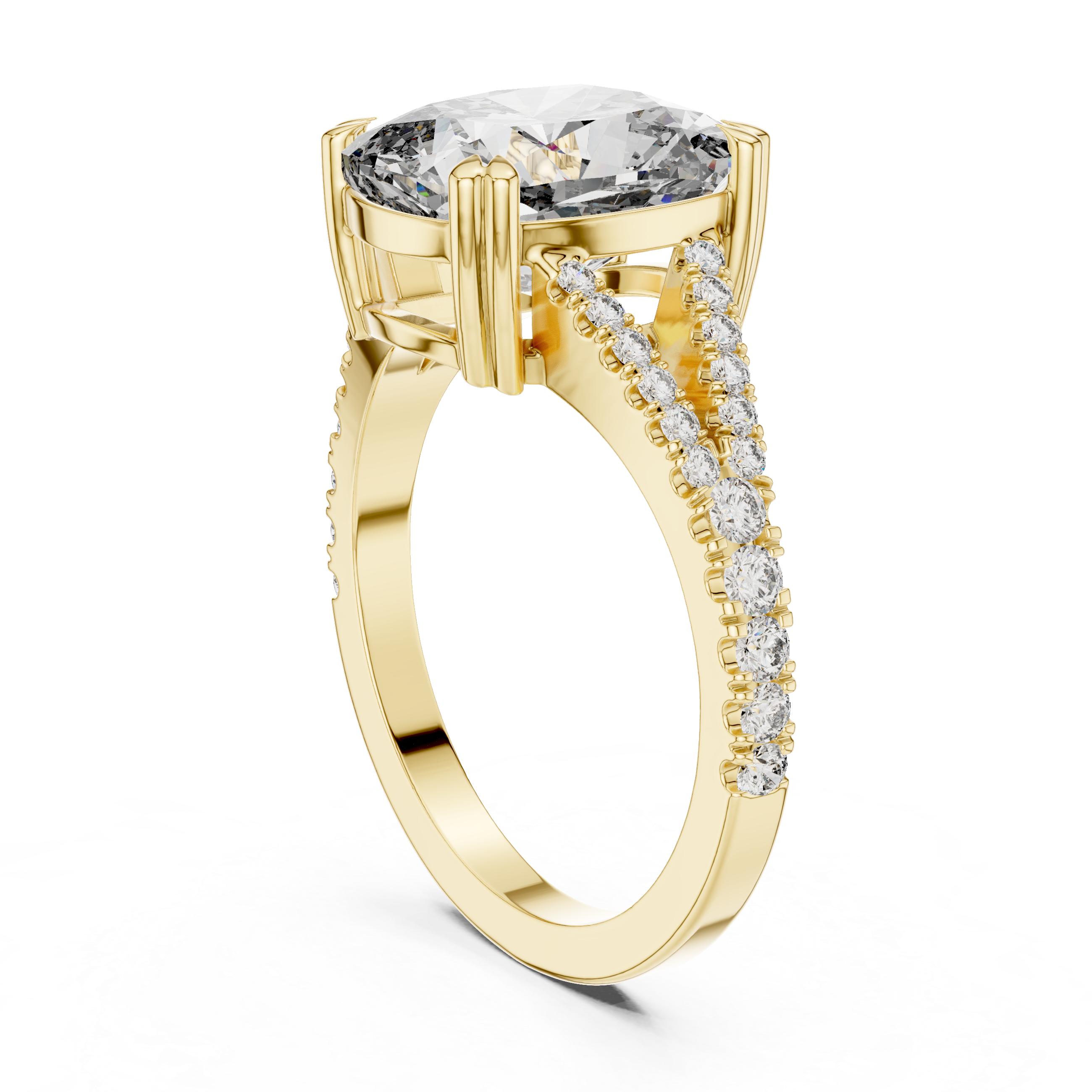 Bright Look Stone Lab Grown Diamond Ring