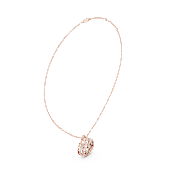 Luminary Wave Lab Grown Diamond Luxury Pendant