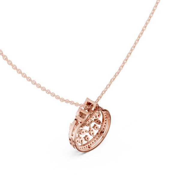 Luminary Wave Lab Grown Diamond Luxury Pendant