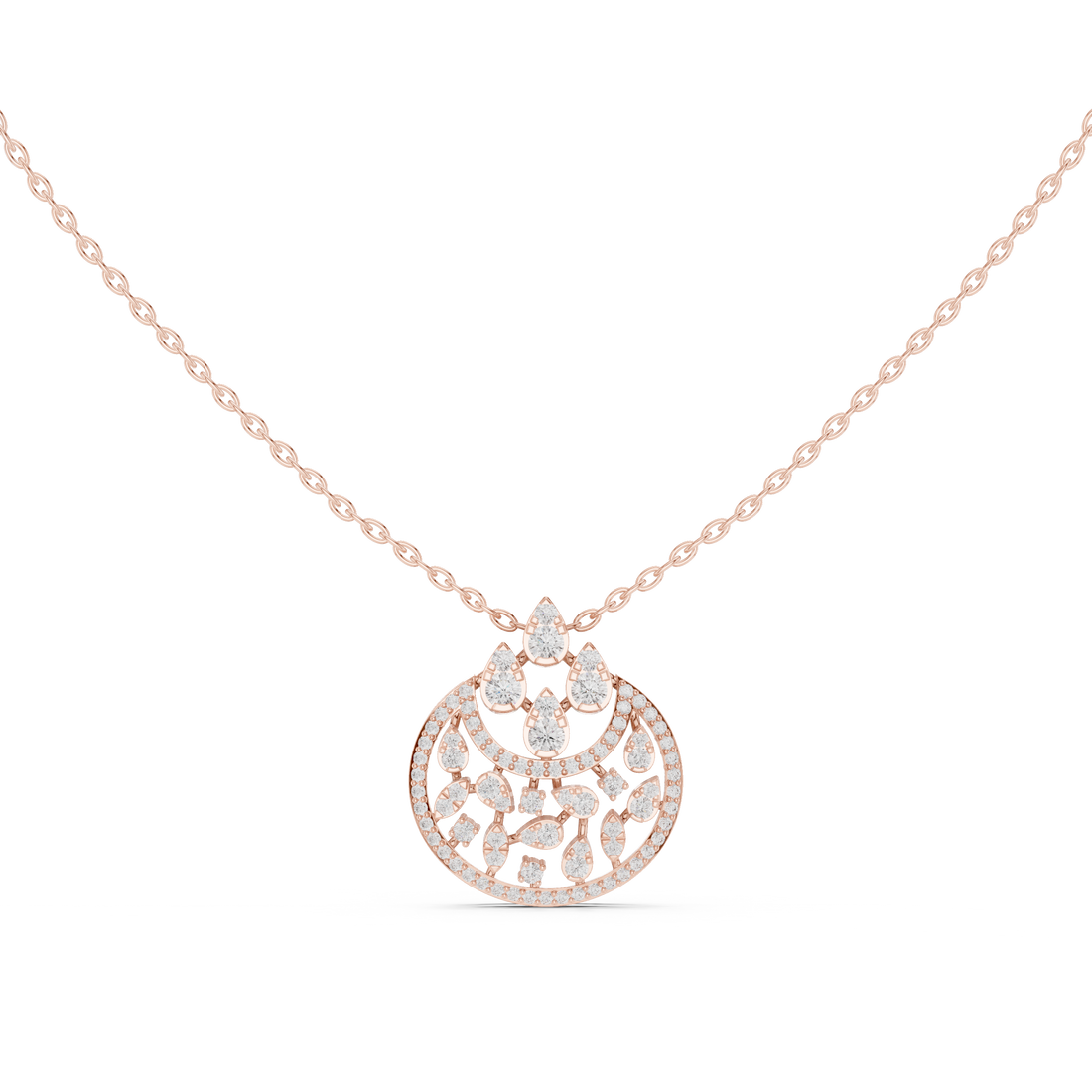 Luminary Wave Lab Grown Diamond Luxury Pendant