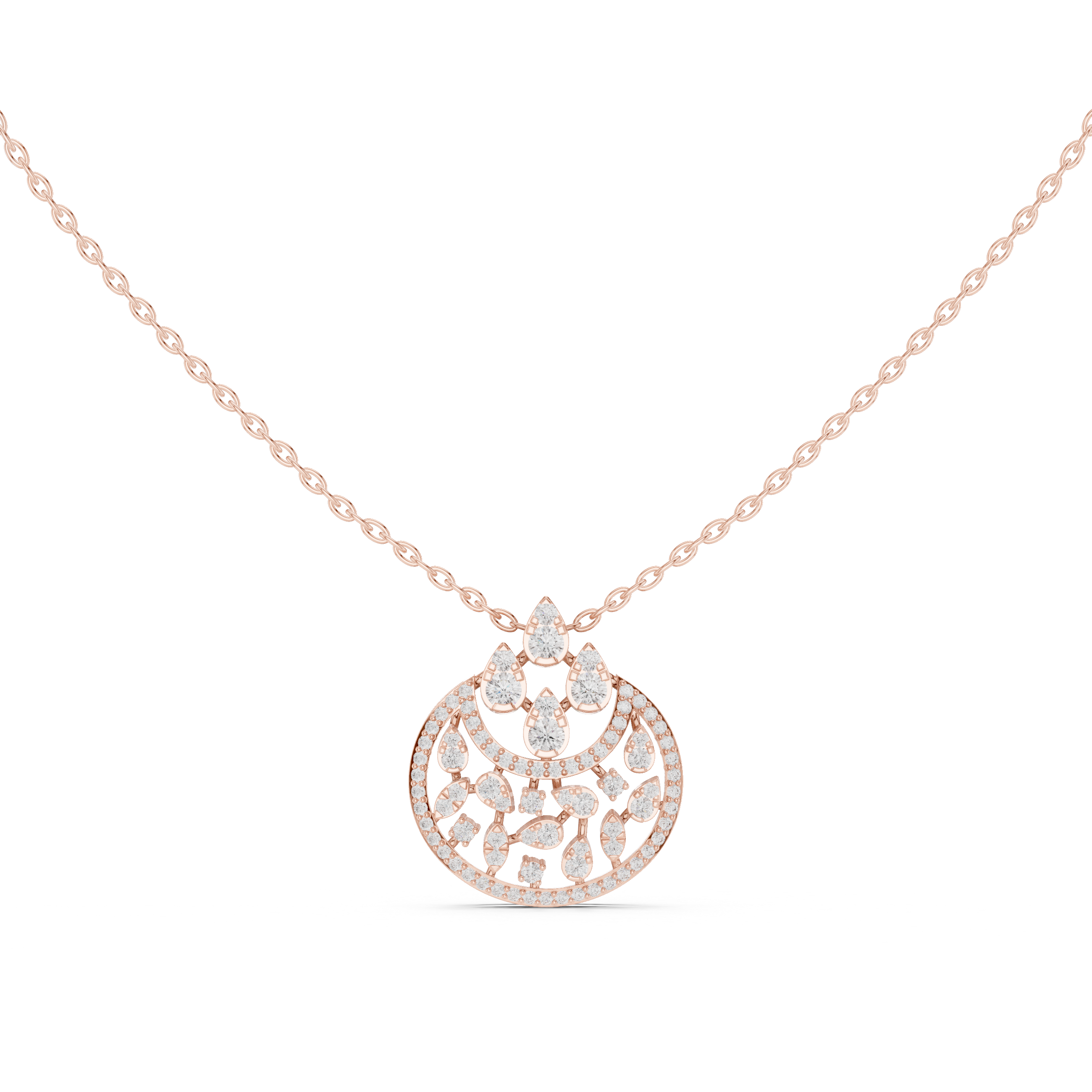 Luminary Wave Lab Grown Diamond Luxury Pendant