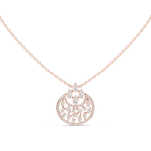 Luminary Wave Lab Grown Diamond Luxury Pendant