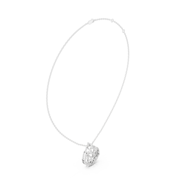 Luminary Wave Lab Grown Diamond Luxury Pendant