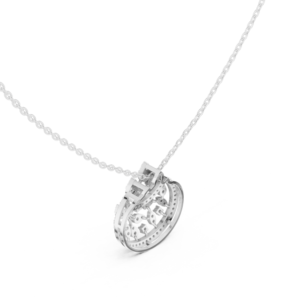 Luminary Wave Lab Grown Diamond Luxury Pendant