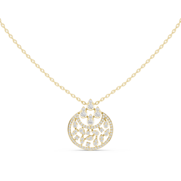Luminary Wave Lab Grown Diamond Luxury Pendant