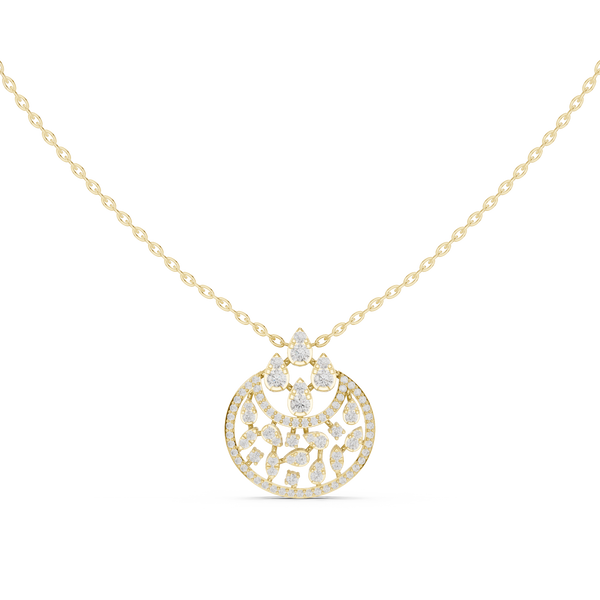 Luminary Wave Lab Grown Diamond Luxury Pendant