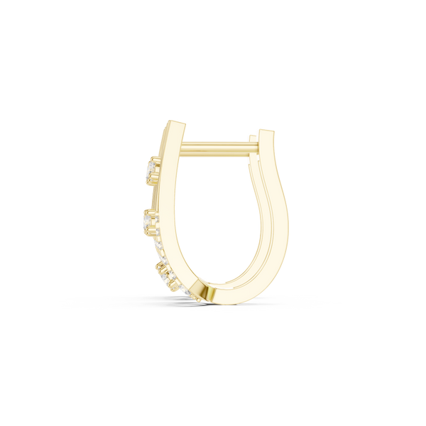 Polar Star Lab Grown Diamond Earrings Hoops