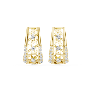 Polar Star Lab Grown Diamond Earrings Hoops