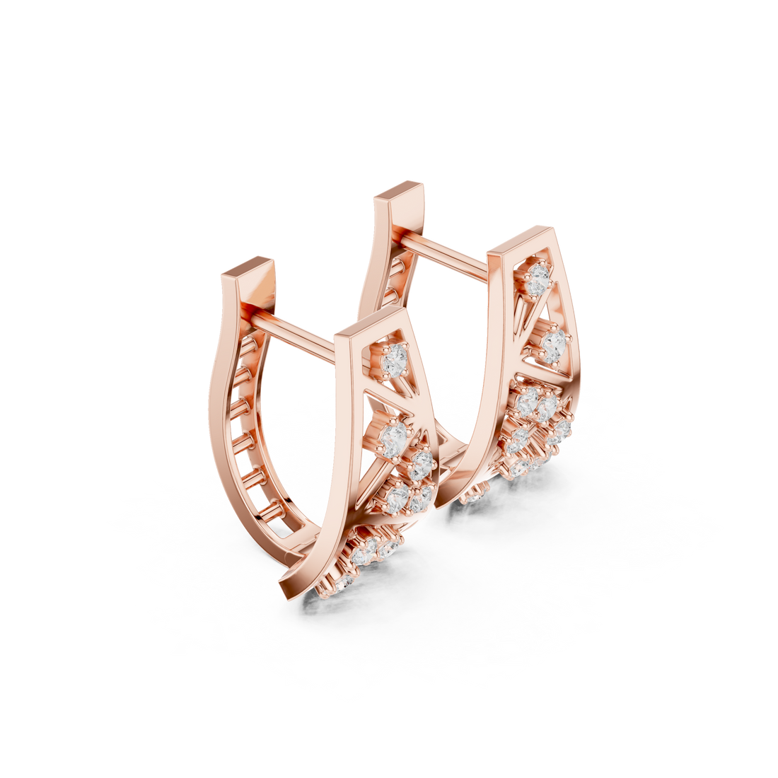 Galaxy Swirl Lab Grown Diamond Earrings Sets