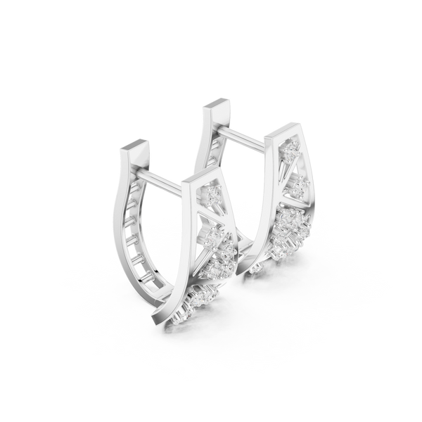 Galaxy Swirl Lab Grown Diamond Earrings Sets