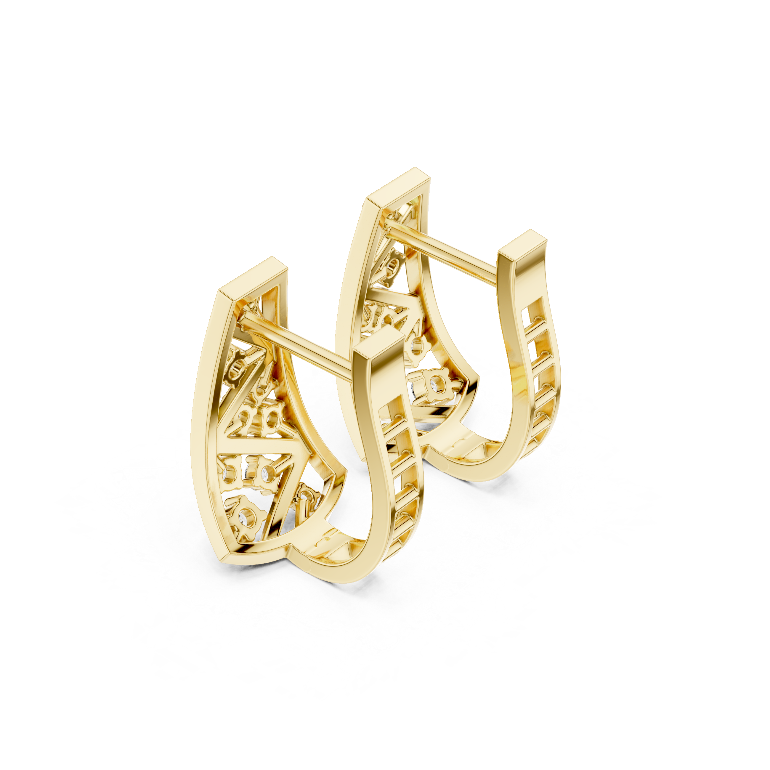 Galaxy Swirl Lab Grown Diamond Earrings Sets