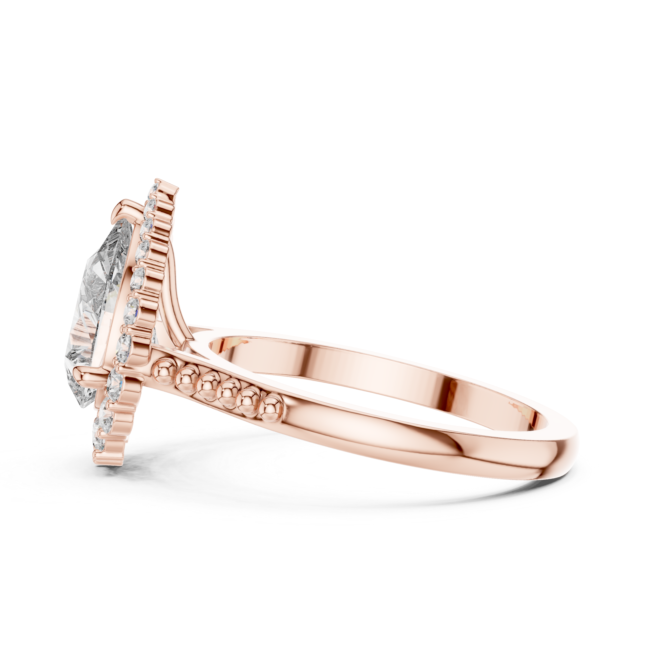 Goddess Aura lab grown diamond ring