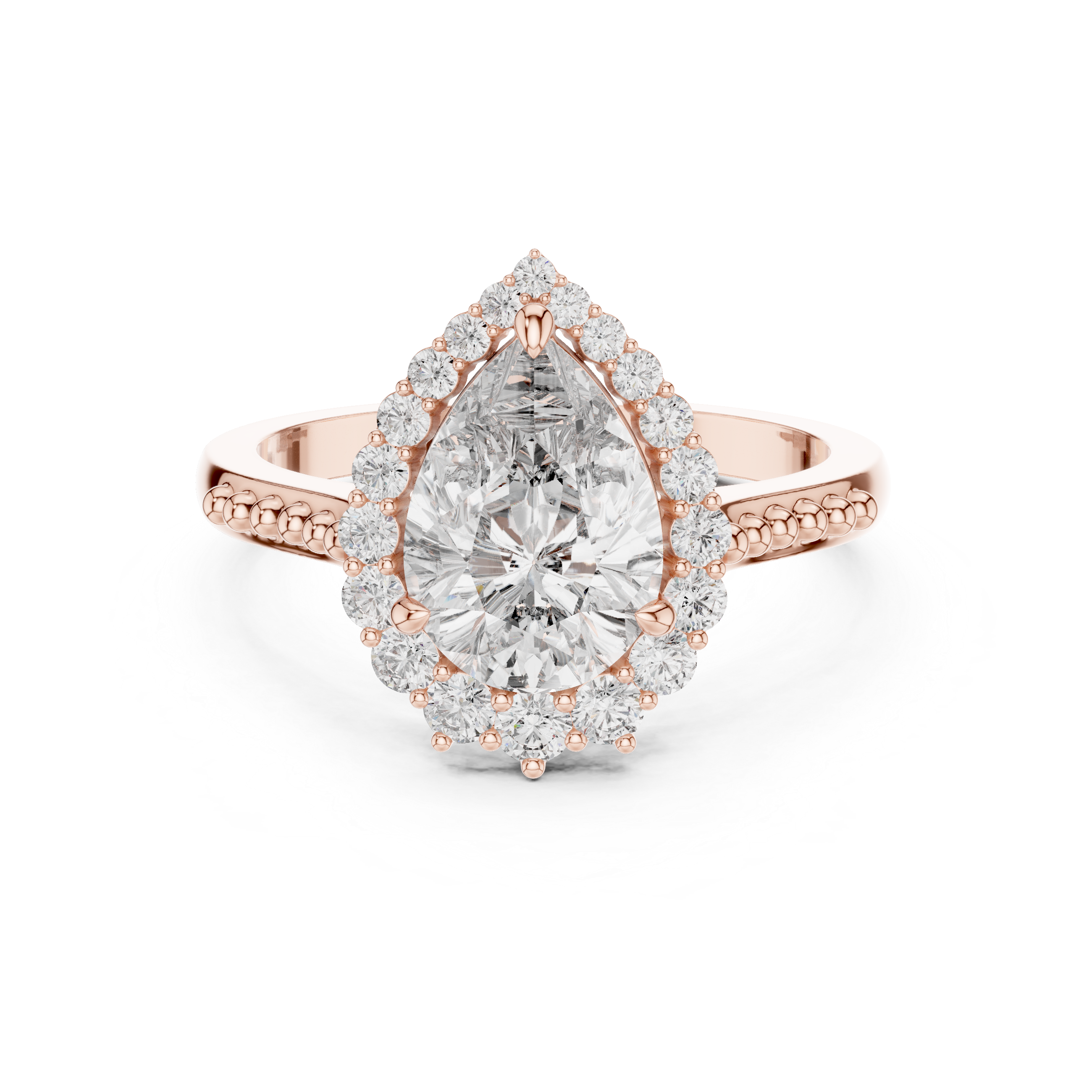 Goddess Aura lab grown diamond ring