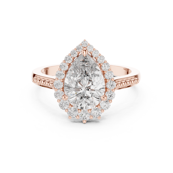 Goddess Aura lab grown diamond ring