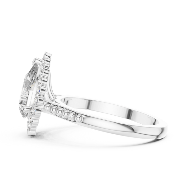 Goddess Aura lab grown diamond ring