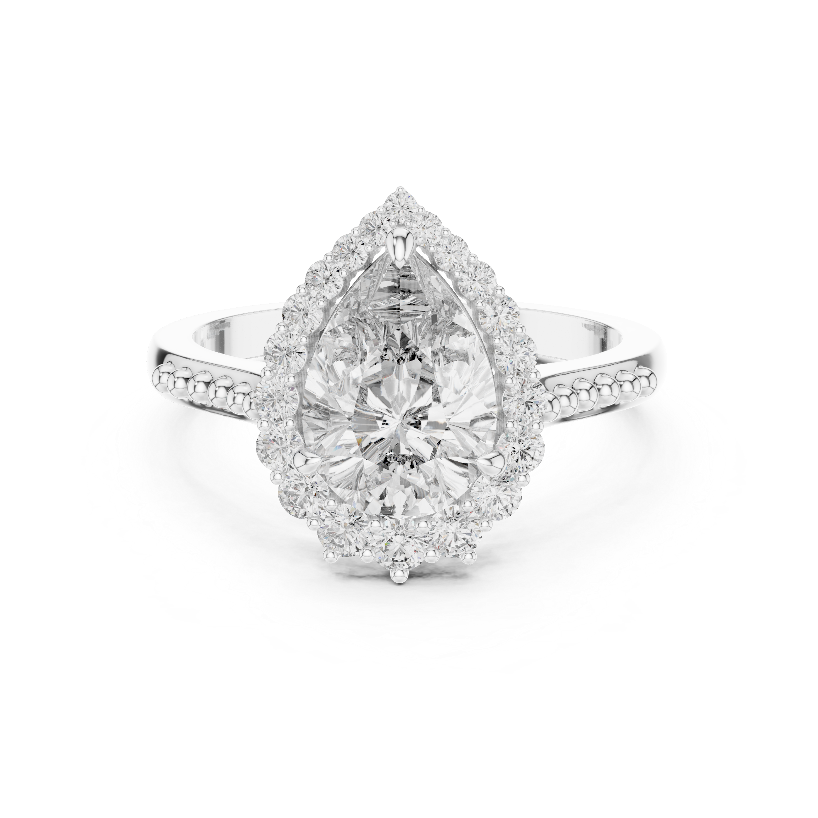 Goddess Aura lab grown diamond ring