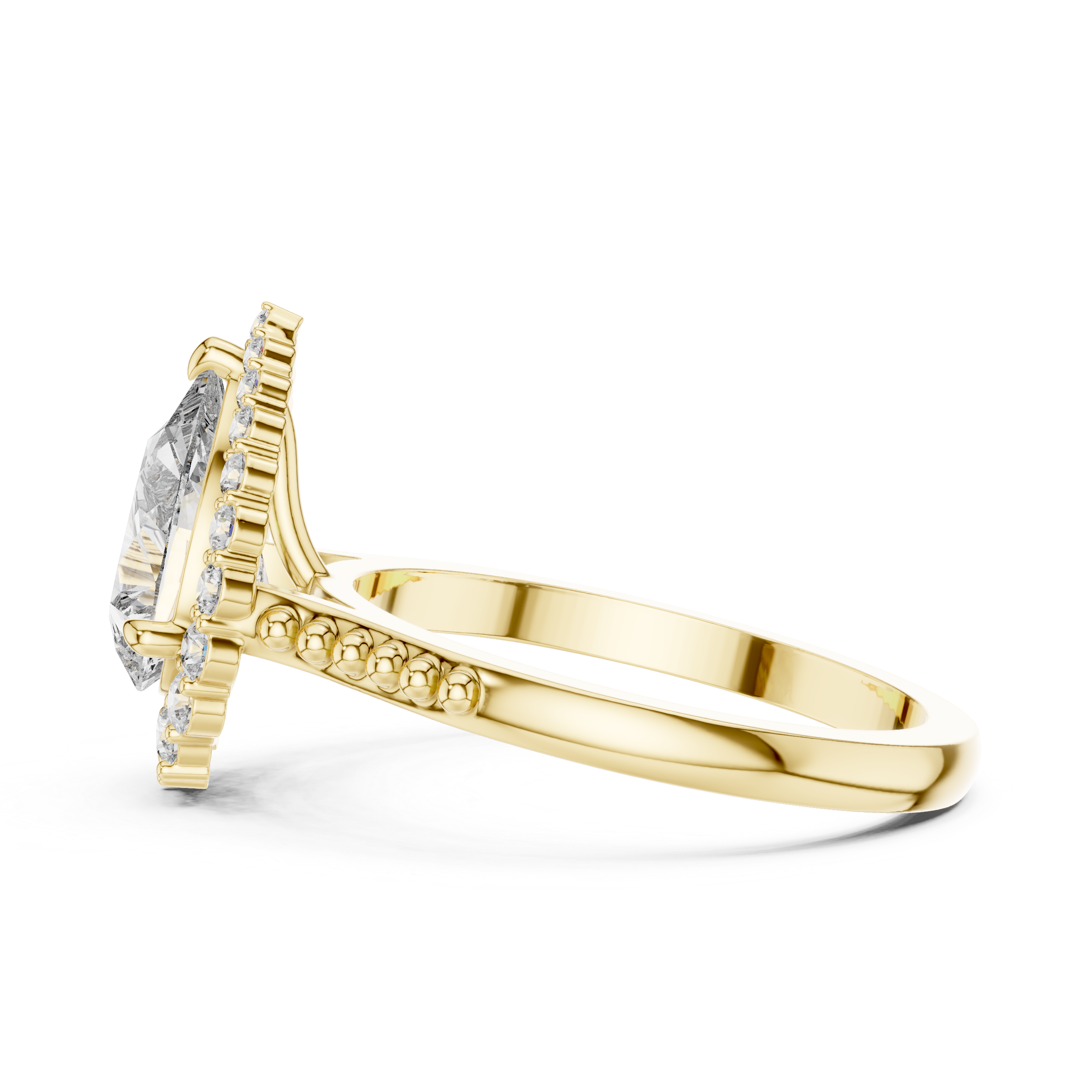 Goddess Aura lab grown diamond ring