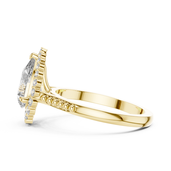 Goddess Aura lab grown diamond ring