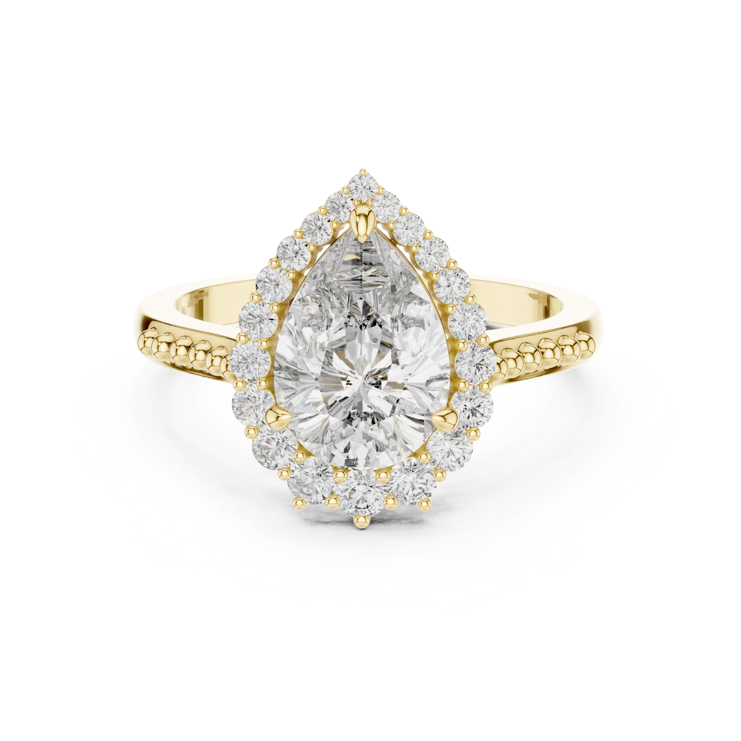 Goddess Aura lab grown diamond ring