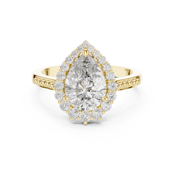 Goddess Aura lab grown diamond ring