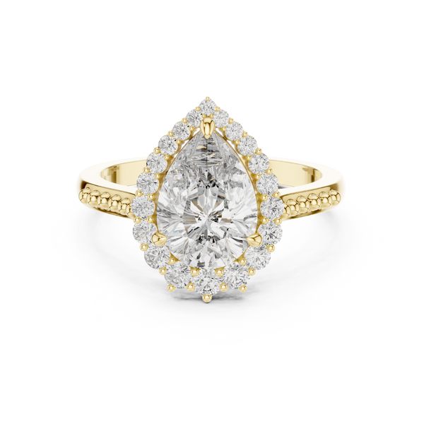 Goddess Aura lab grown diamond ring