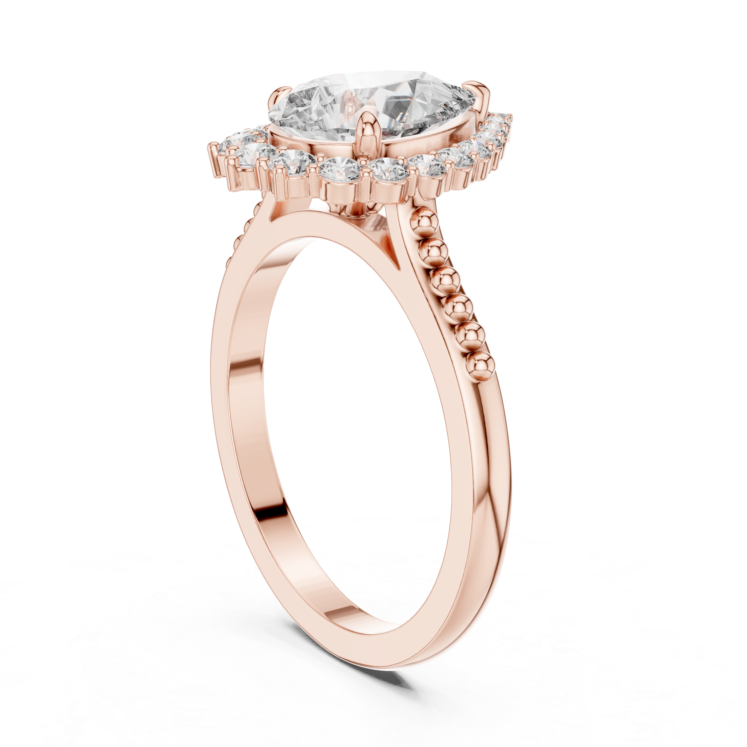Goddess Aura lab grown diamond ring