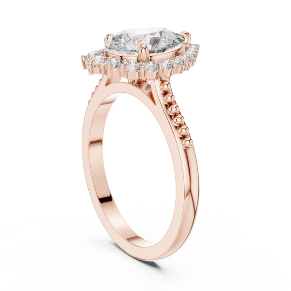 Goddess Aura lab grown diamond ring
