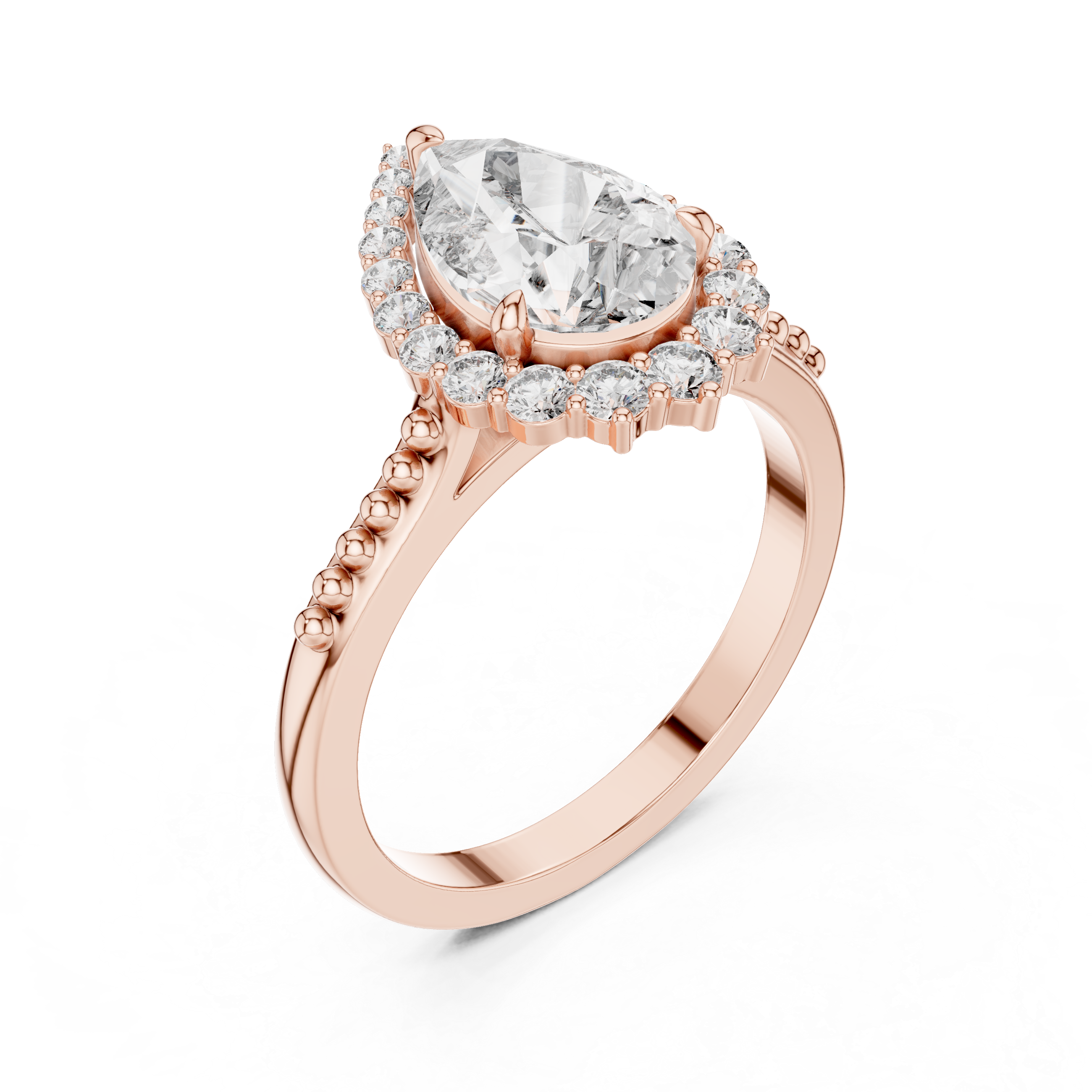 Goddess Aura lab grown diamond ring