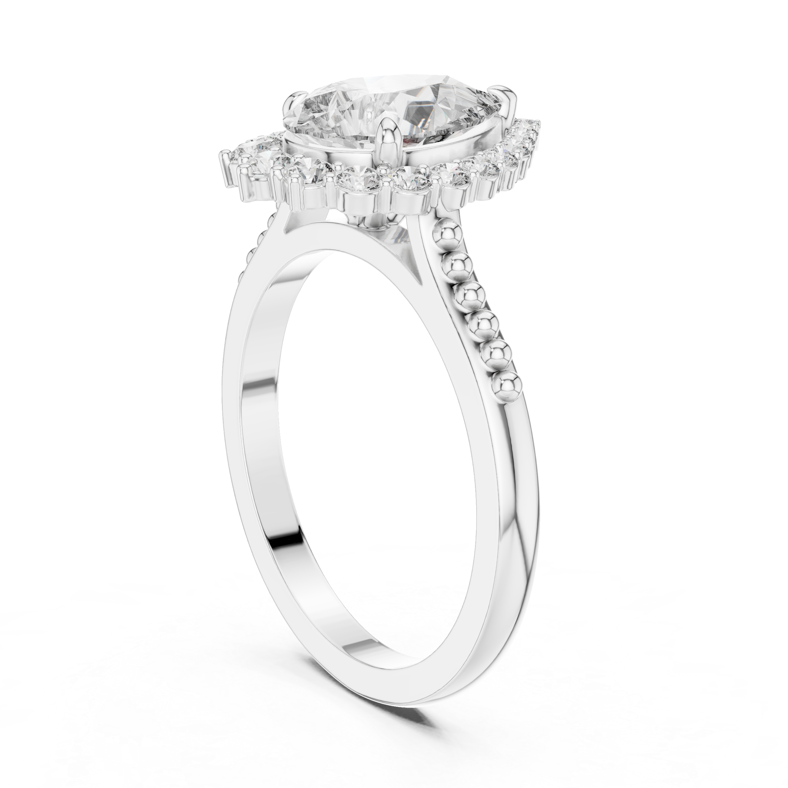 Goddess Aura lab grown diamond ring