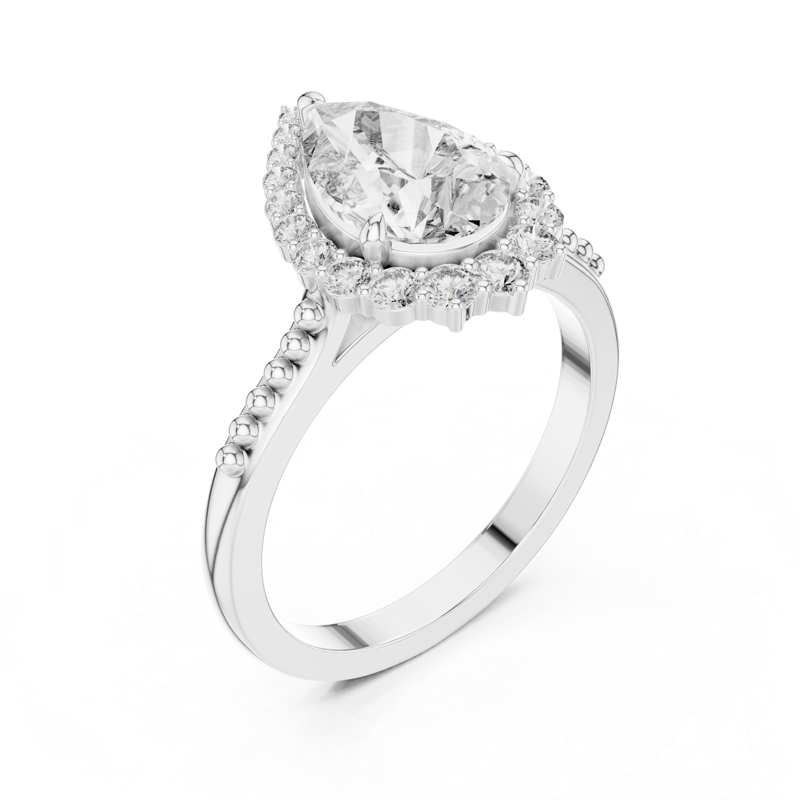 Goddess Aura lab grown diamond ring
