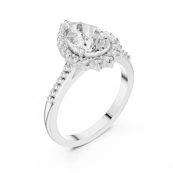 Goddess Aura lab grown diamond ring