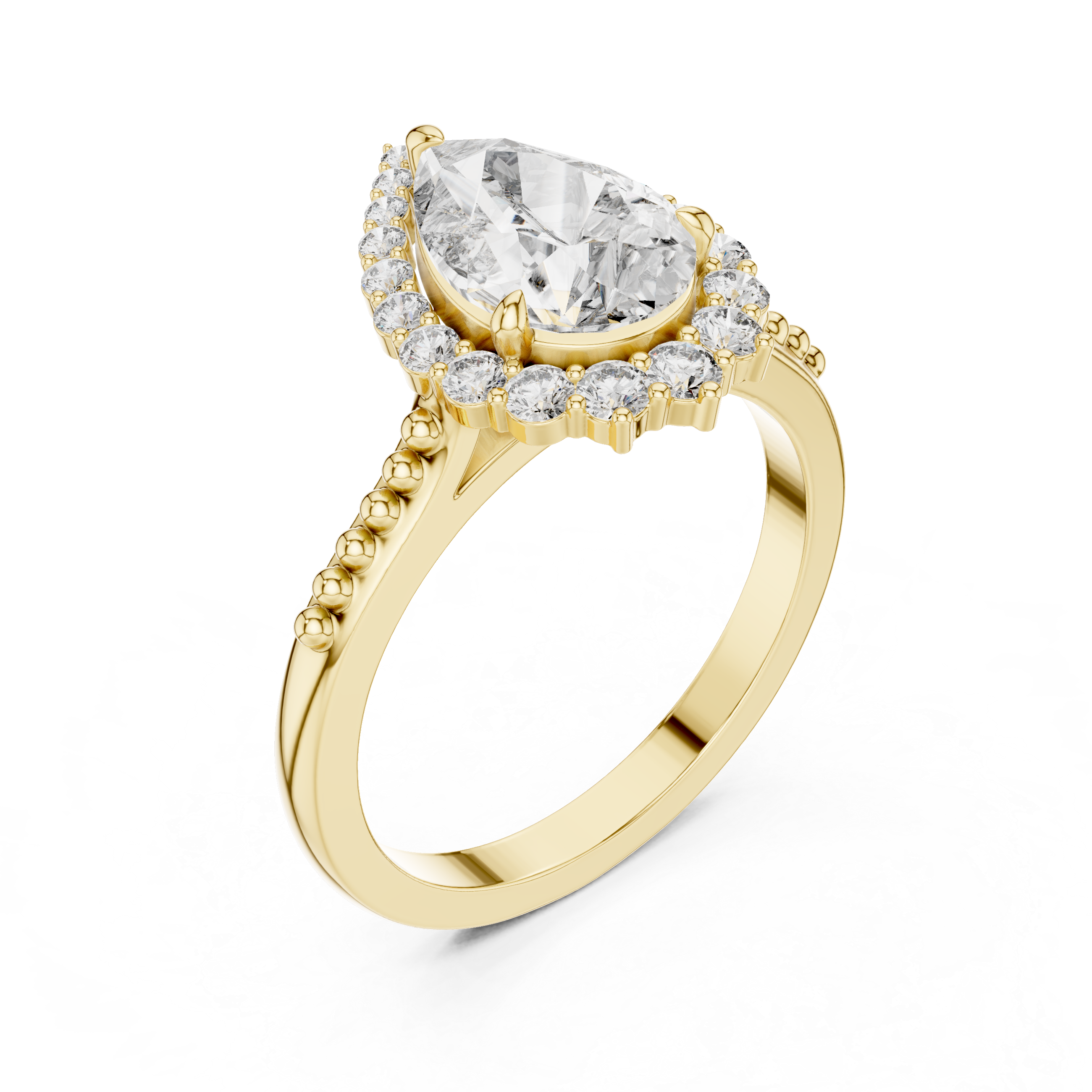 Goddess Aura lab grown diamond ring