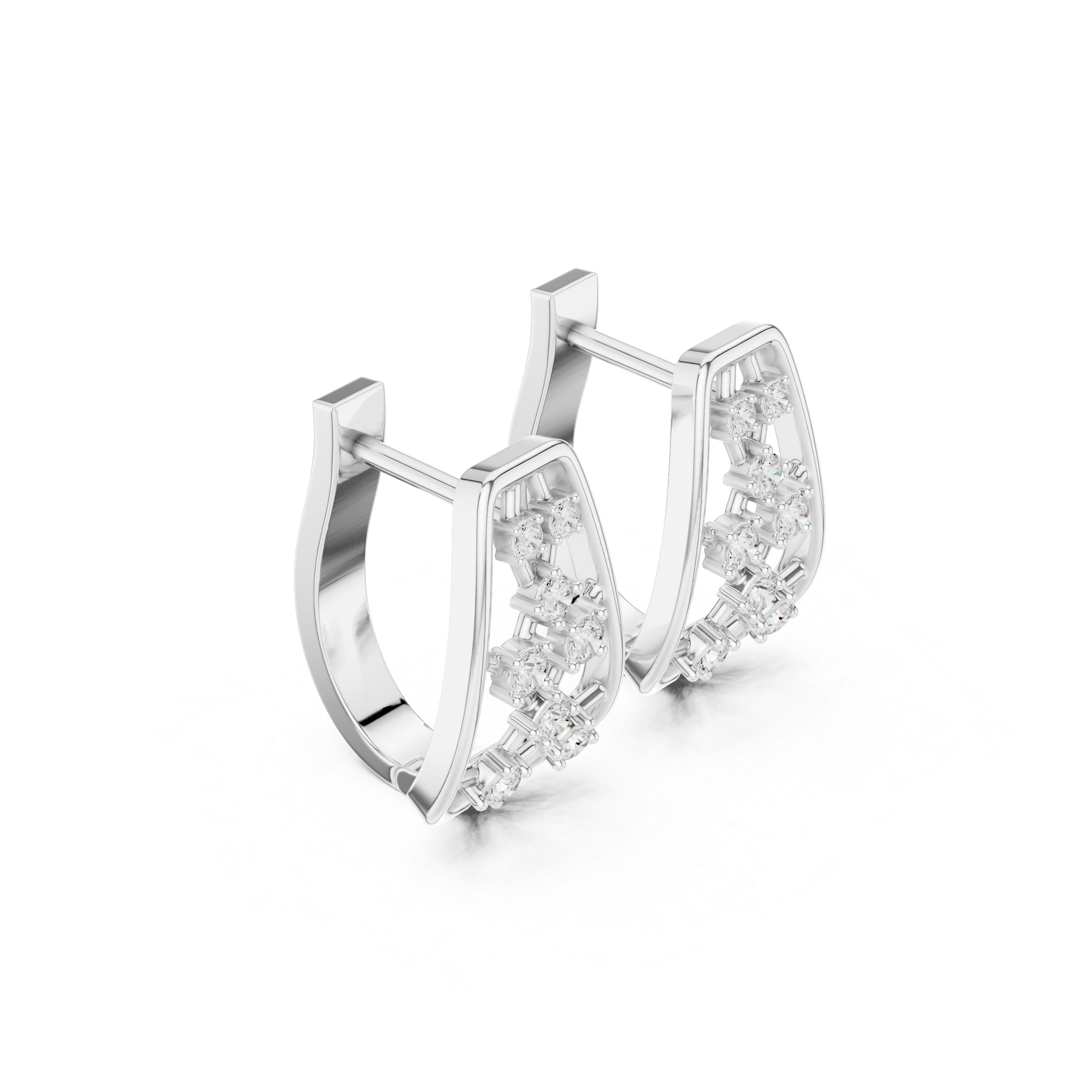Enchanted Halo Lab Grown Diamond Earrings Jewelry