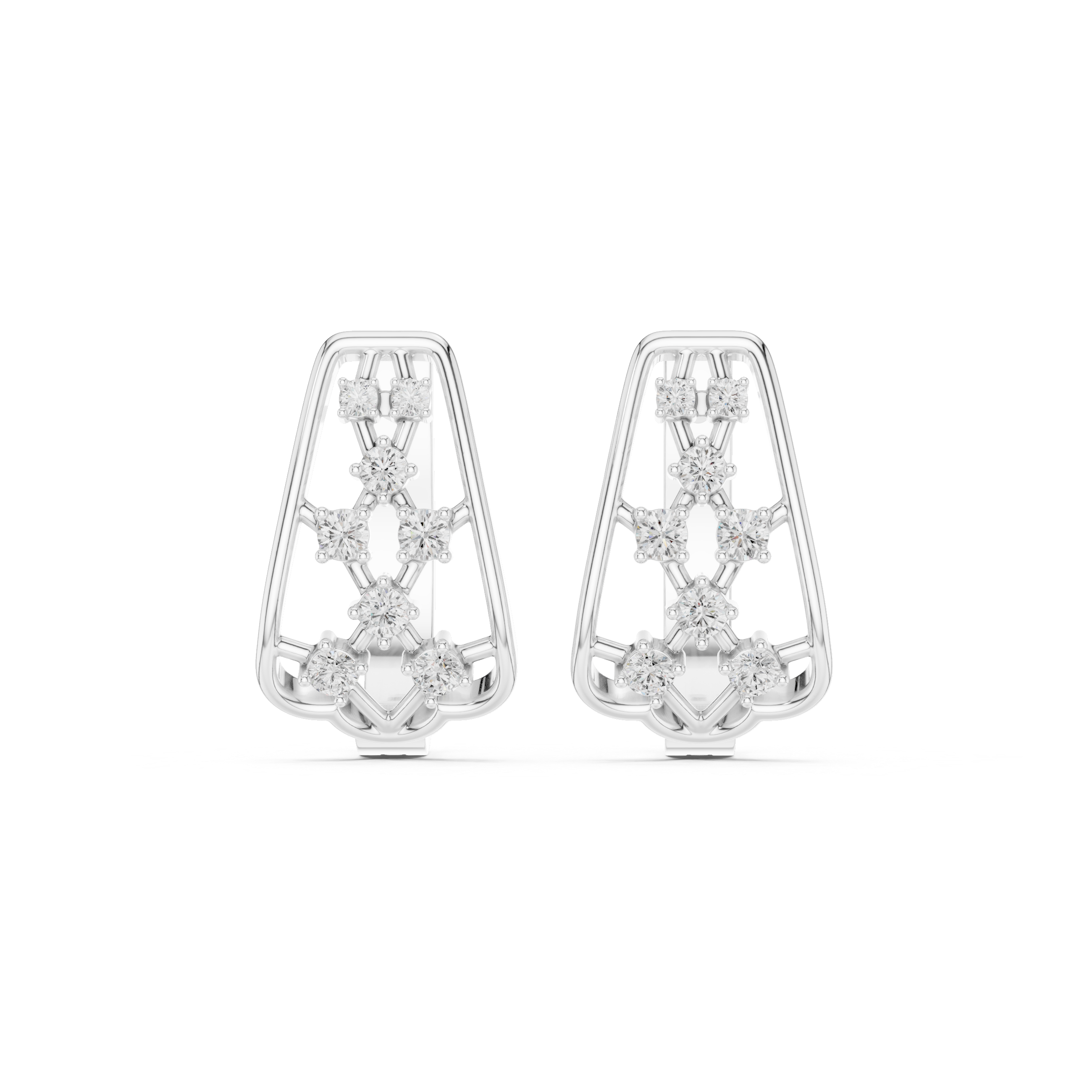 Enchanted Halo Lab Grown Diamond Earrings Jewelry