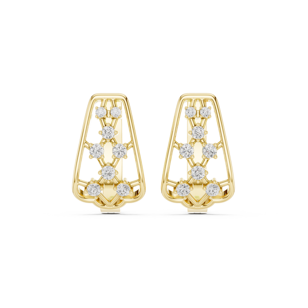 Enchanted Halo Lab Grown Diamond Earrings Jewelry