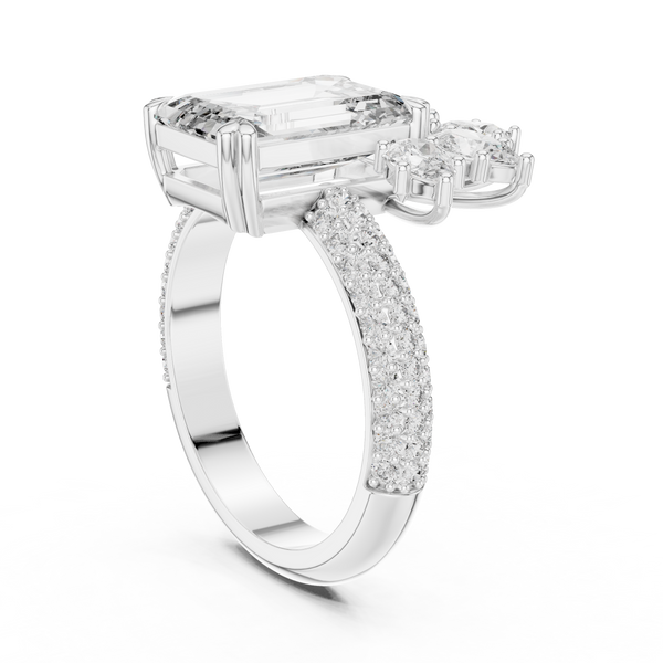 Blessed Earth lab grown diamond ring