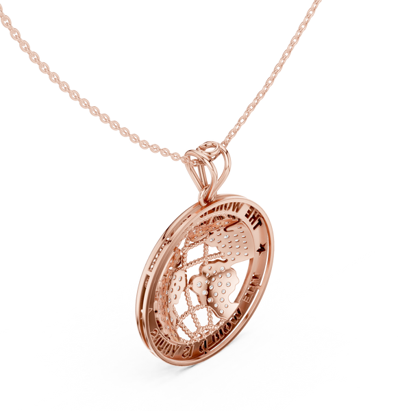 Celestial Spark Lab Grown Diamond Drop Pendant